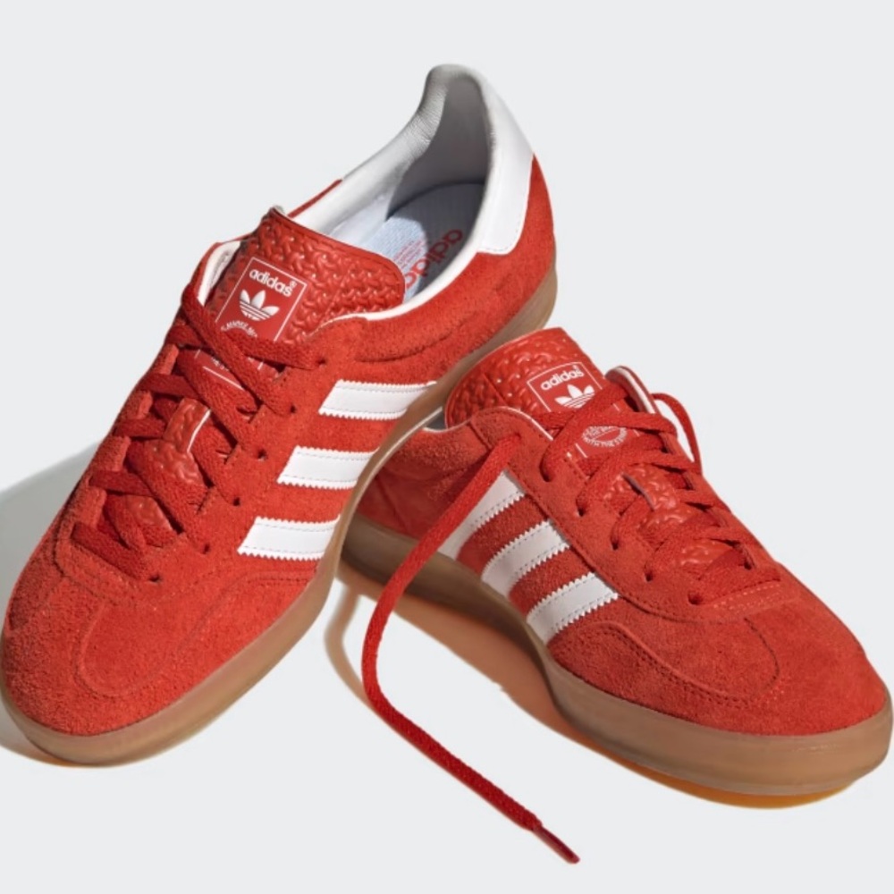 Adidas Suede Gazelles in Orange 🍊